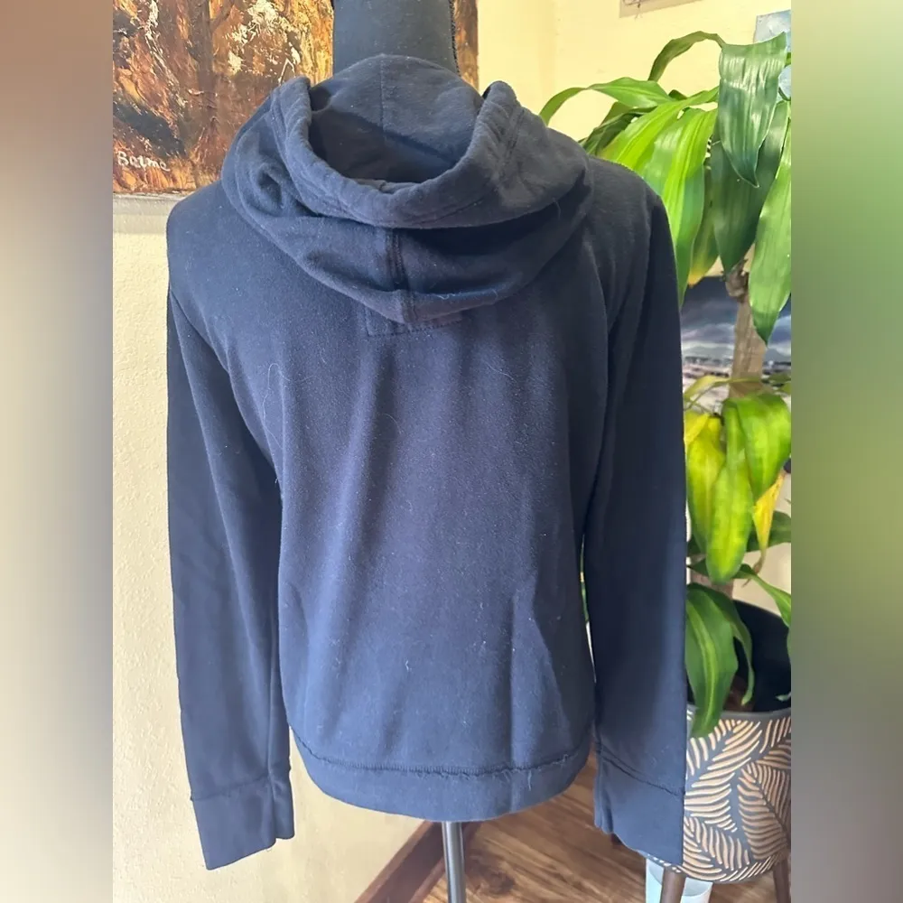 Aero black and hot pink sweatshirt hoodie zip up Sz L Size L - Image 7