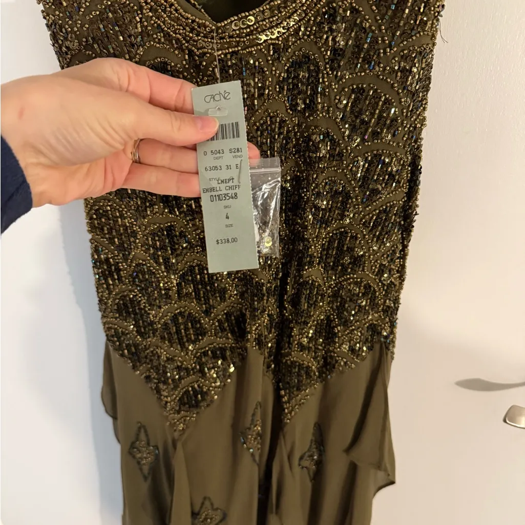 Cache silk beaded fairy dress - Image 5