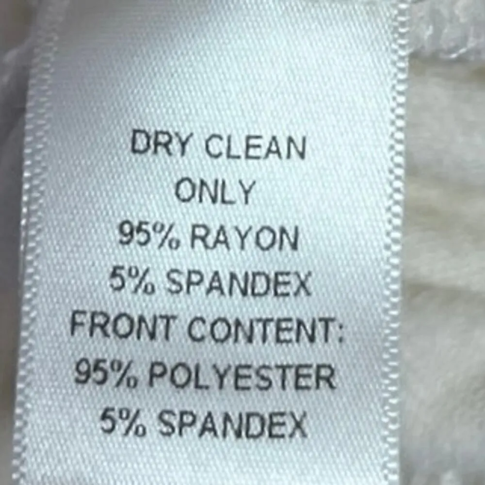 Liberty Garden White Long Sleeve Fleece Colorblock Sweat Shirt Sweater Top Sz S Black - Image 4