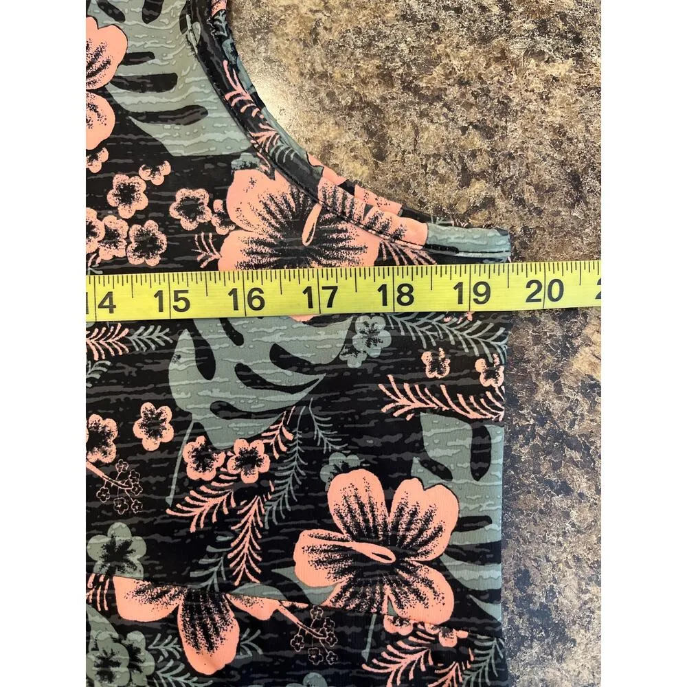 Columbia Gray Peach Floral Sleeveless Dress XL Athleisure Outdoor - Image 5