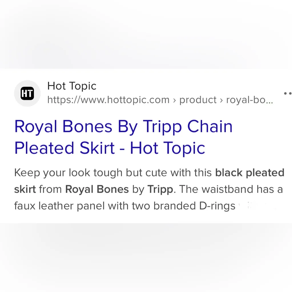 TRIPP - Royal Bones Black Pleated Mini Skirt - Image 10