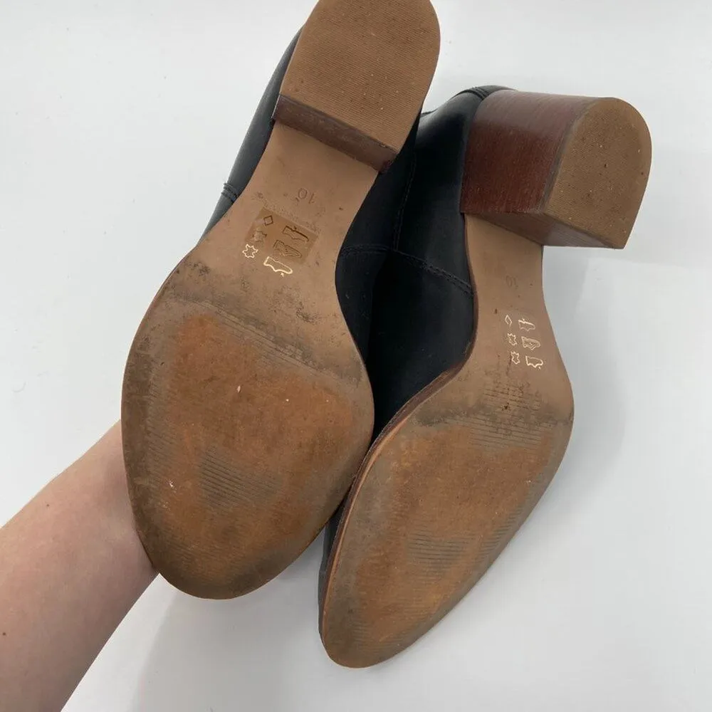 Madewell Black Leather Regan Boot Pull On Boots 10 - Image 5