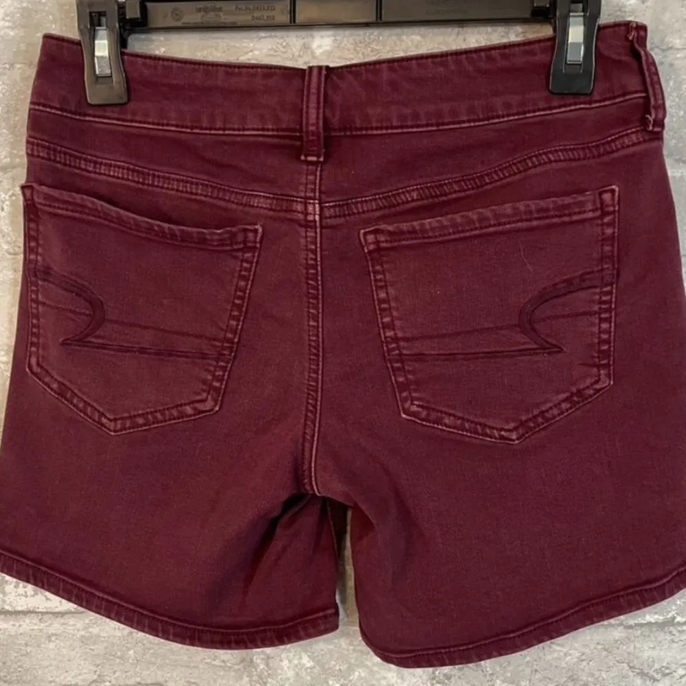 American Eagle  Purple Midi Shorts - Image 2