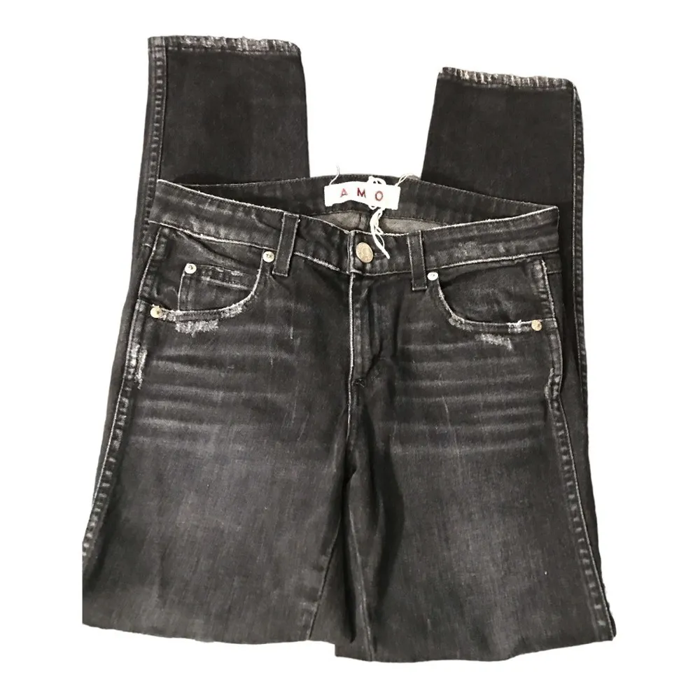 Amo KATE jeans in INK size 25” Black - Image 3