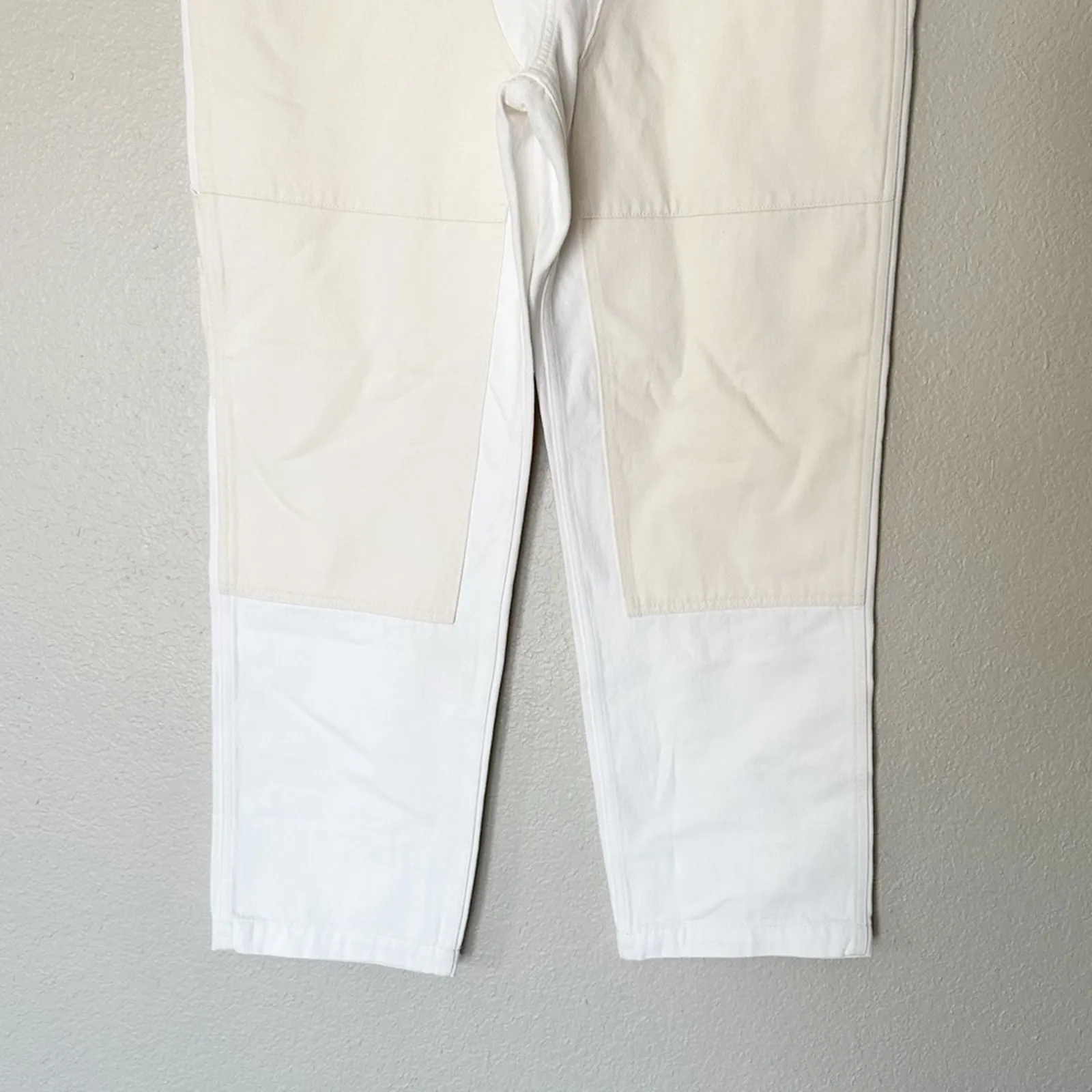 Madewell The '90s Straight‎ Jean: Two-Tone Workwear Edition Size 33 - Image 7