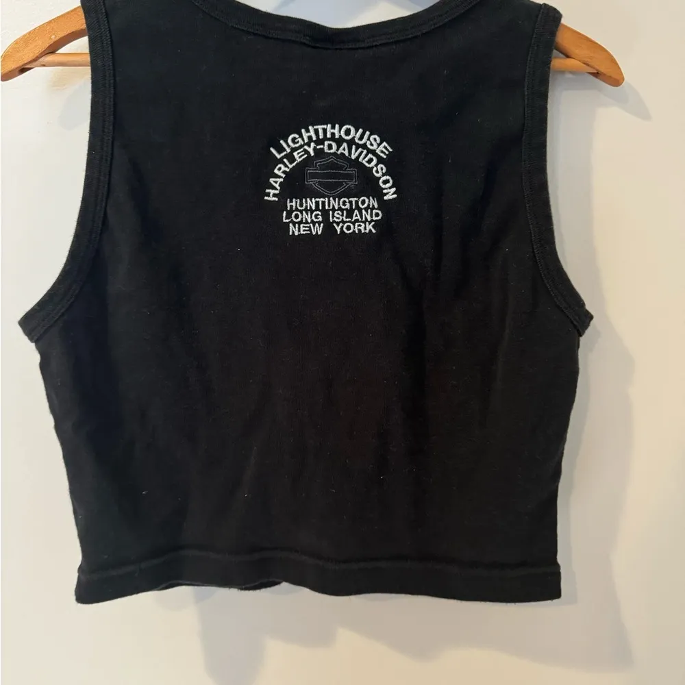 Harley-Davidson Black Sleeveless Tank Top - Image 4