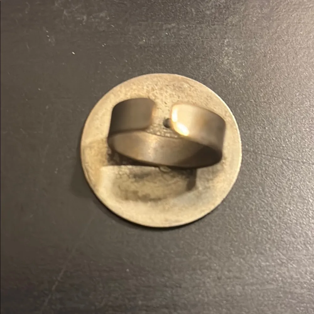 Vintage Silver Coin Ring - Image 3