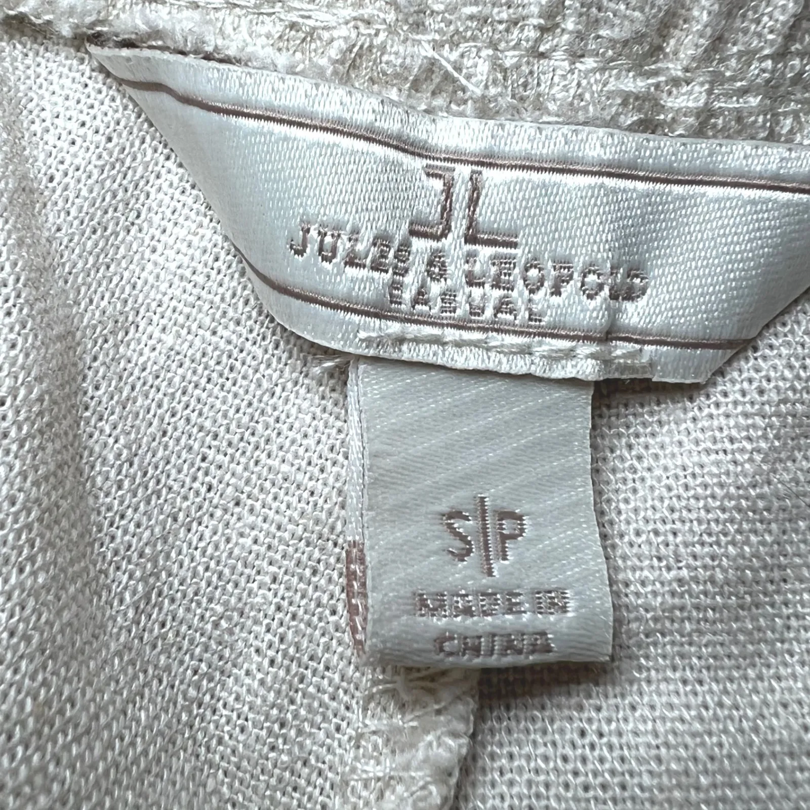 Julies & Leopold Linen Blend Drawstring Pants Womens Small Beige Lightweight Tan Size undefined - Image 5