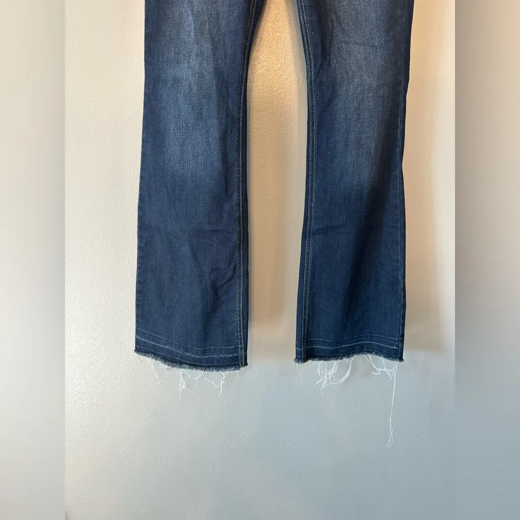 KanCan™ Dark High Rise Double
Button Bootcut Jean Size 26 - Image 6
