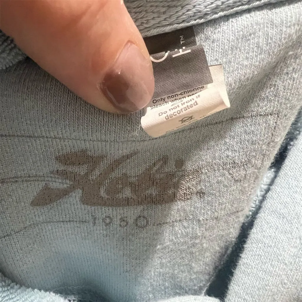 Hobie Unisex Pullover Hoodie Standard Blue California Surf Theme Fleece - Image 8