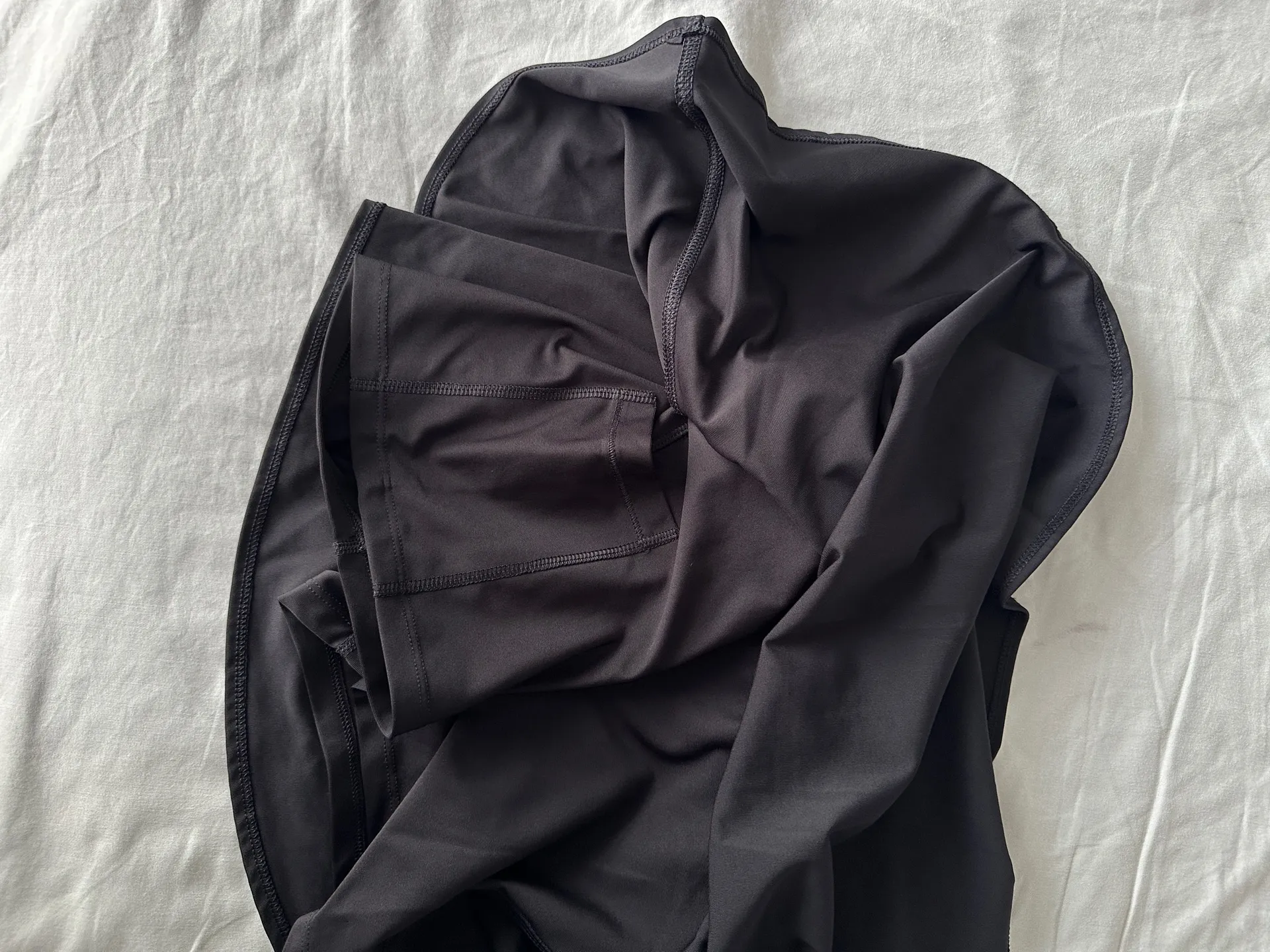 Old Navy High-Waisted PowerSoft Skort Light Black Heather Sz Small ($36.99) - Image 5