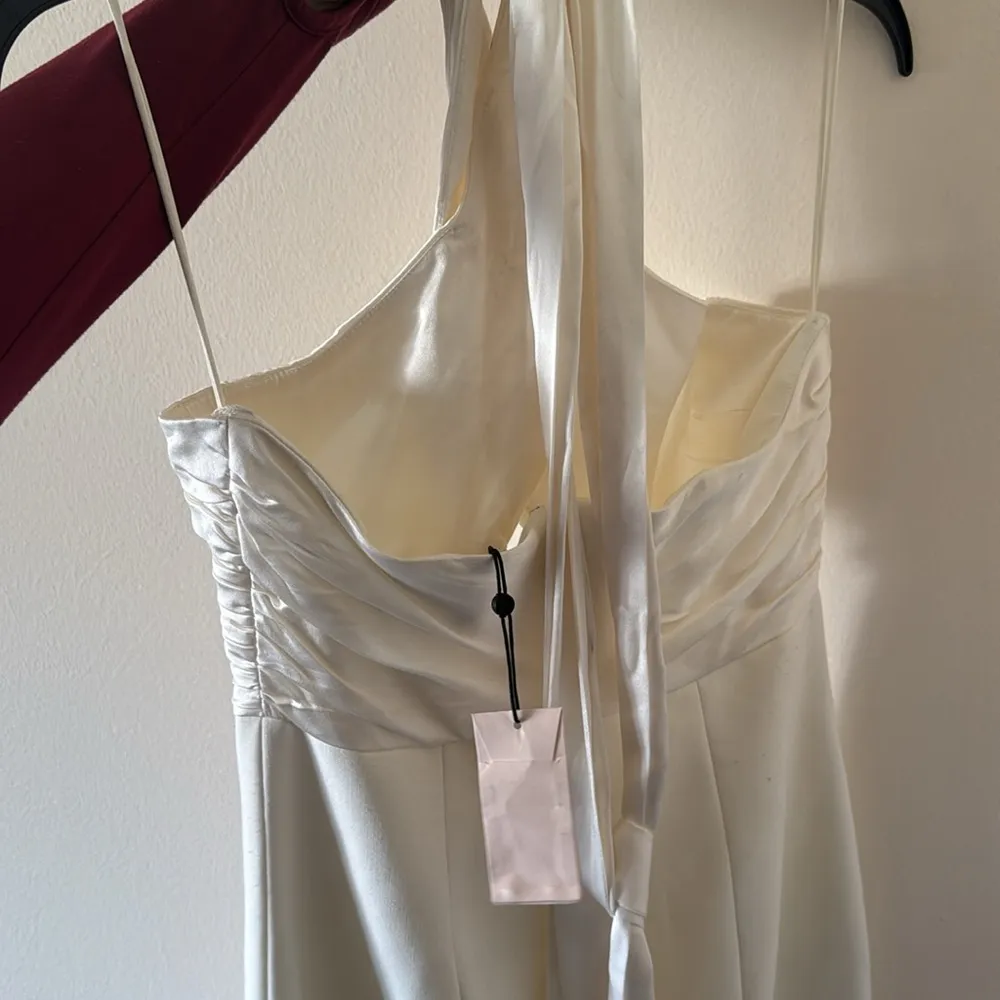 CINQ À SEPT Archer Halter Dress In Ivor, BRAND NEW, Size 6, $598 White - Image 6