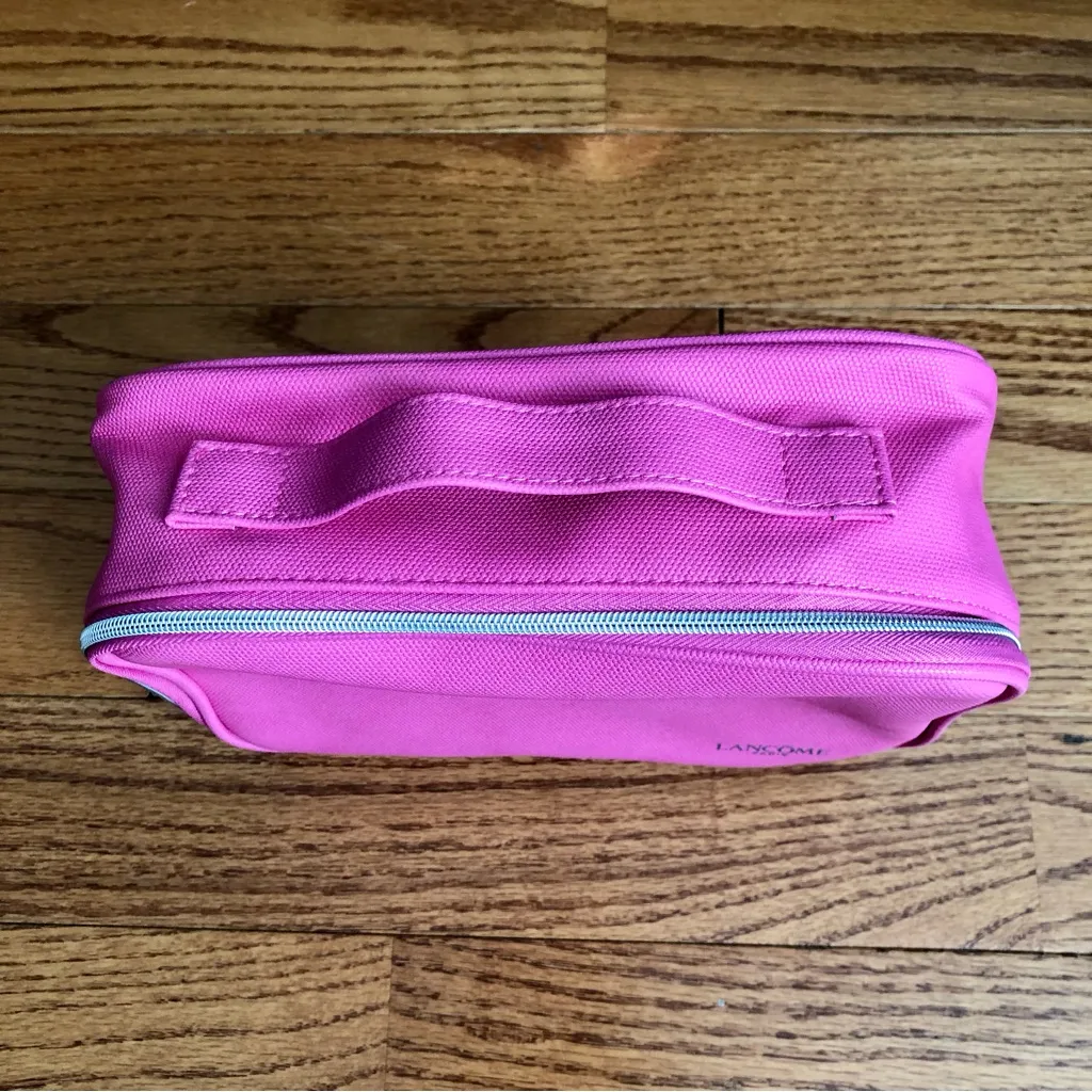 Lancôme Cosmetic Square Pink Bag NWT - Image 3