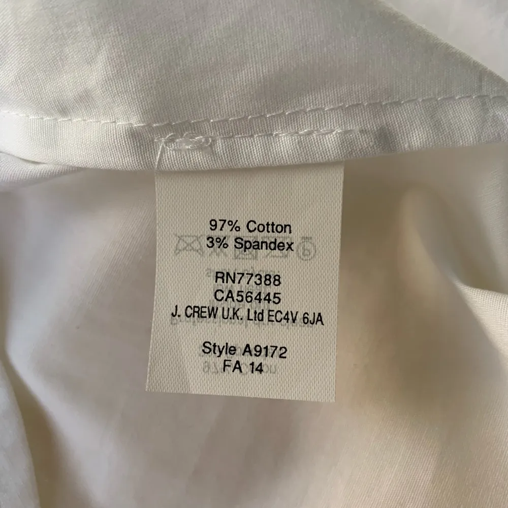 J.Crew Jeweled White/Cream Blouse - Image 3