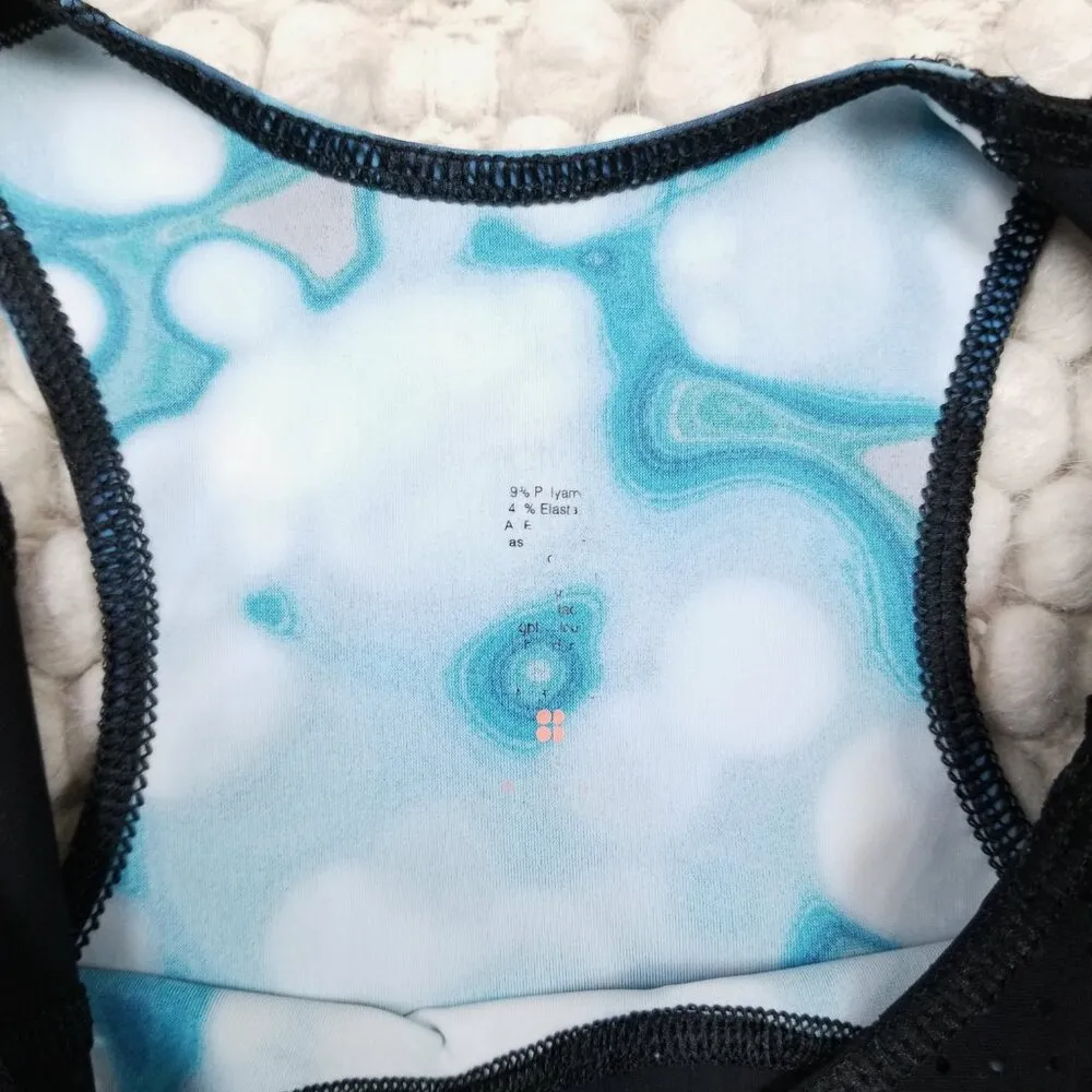 Sweaty Betty x ModelFit Homestraight Crop Blue Sz Small - Image 6