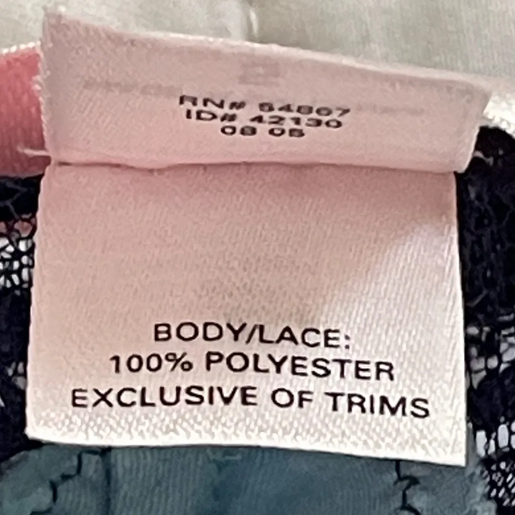 Victoria's Secret Angels Y2K Women’s Lace Lingerie Mini Slip Dress size Small - Image 8