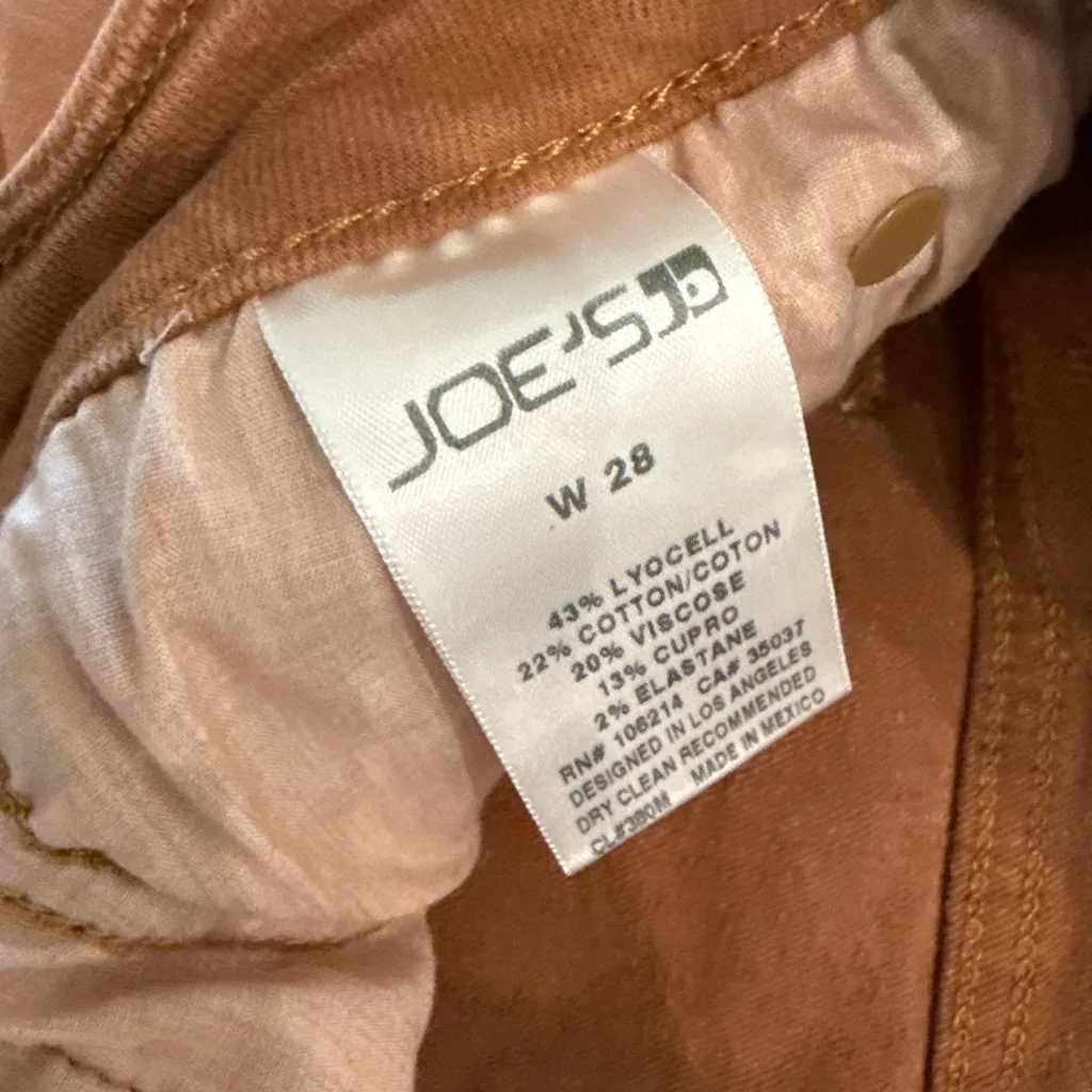 Joe’s Jeans Rust Brown Denim Pencil Skirt Women’s 28 - Image 4