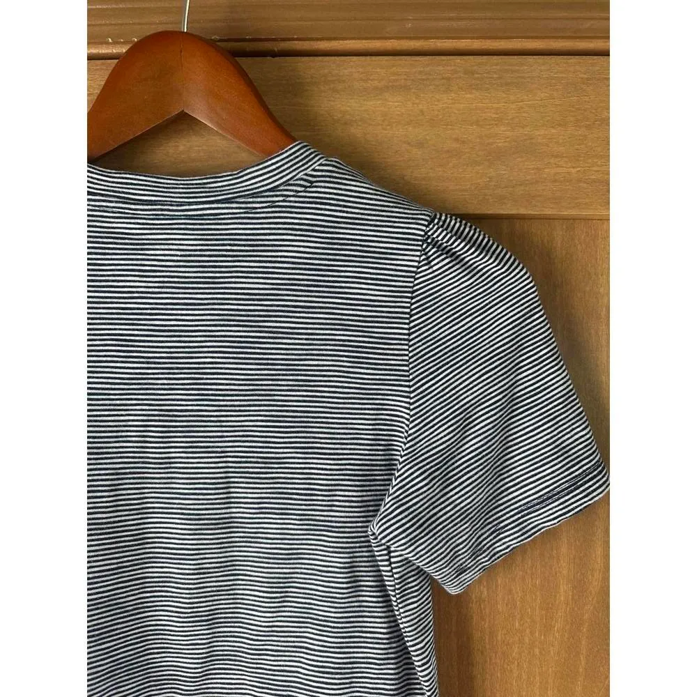 Aerie Navy / White Striped Basic Tee Shirt Women’s size XS​ - Image 6