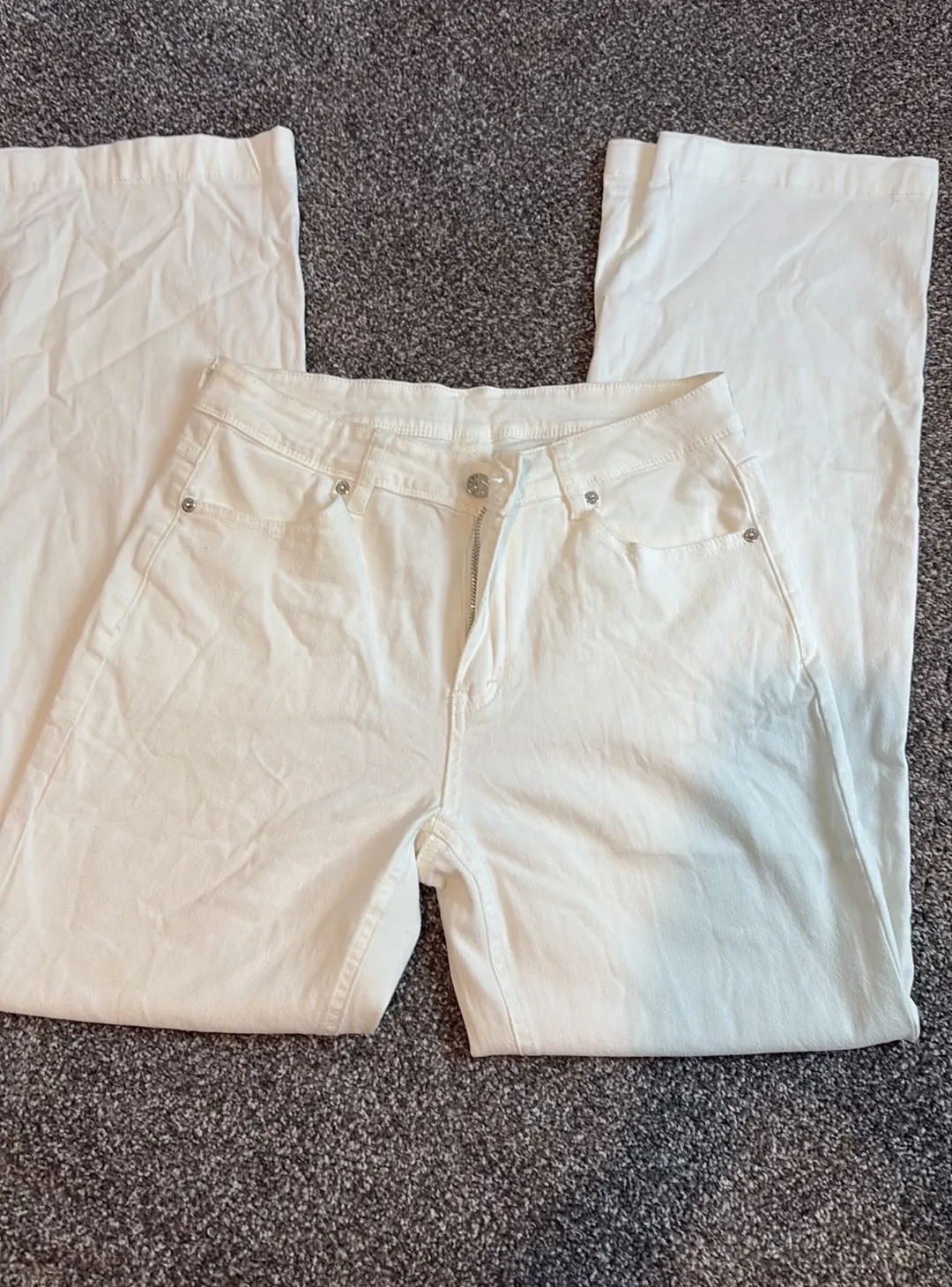 White flare jeans - Image 2