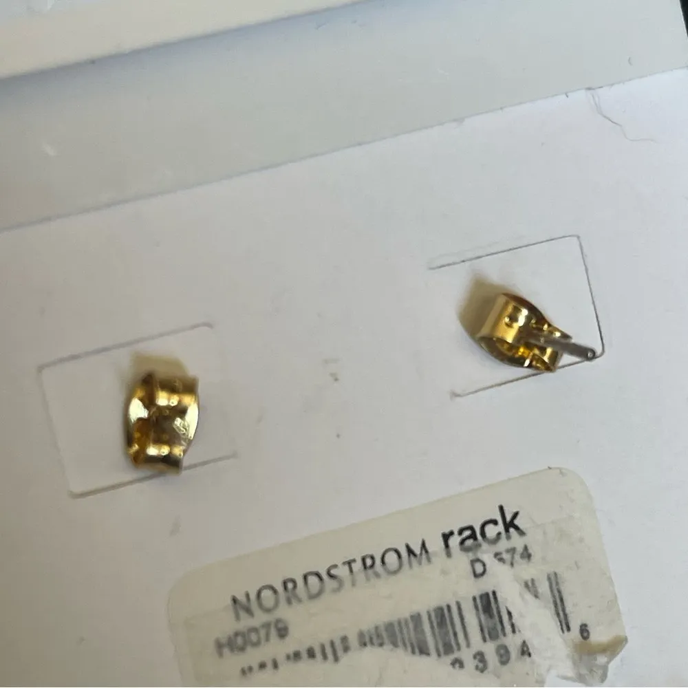 Madewell Black/Gold color half moon-shaped earrings with tassels - Image 5