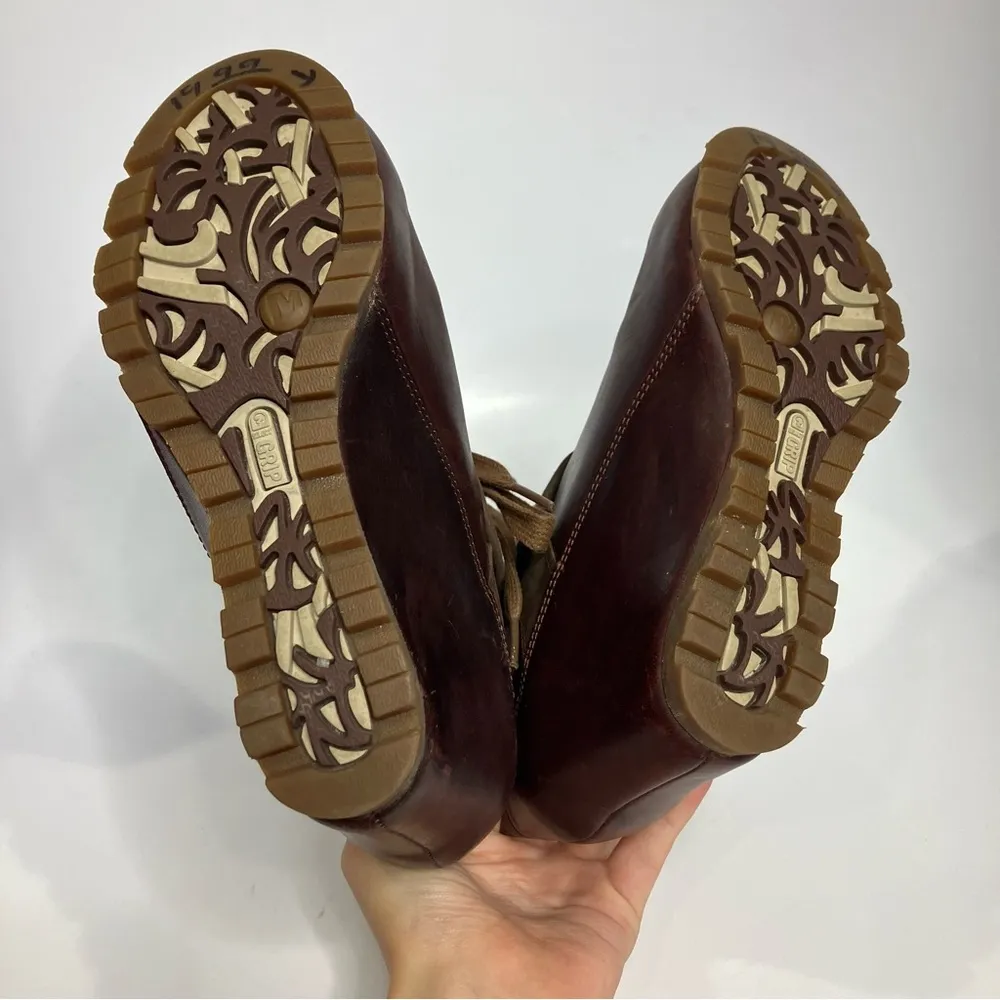 Merrell wedgetarian‎ cinnamon smooth leather ankle boots women’s size 7 casual - Image 7