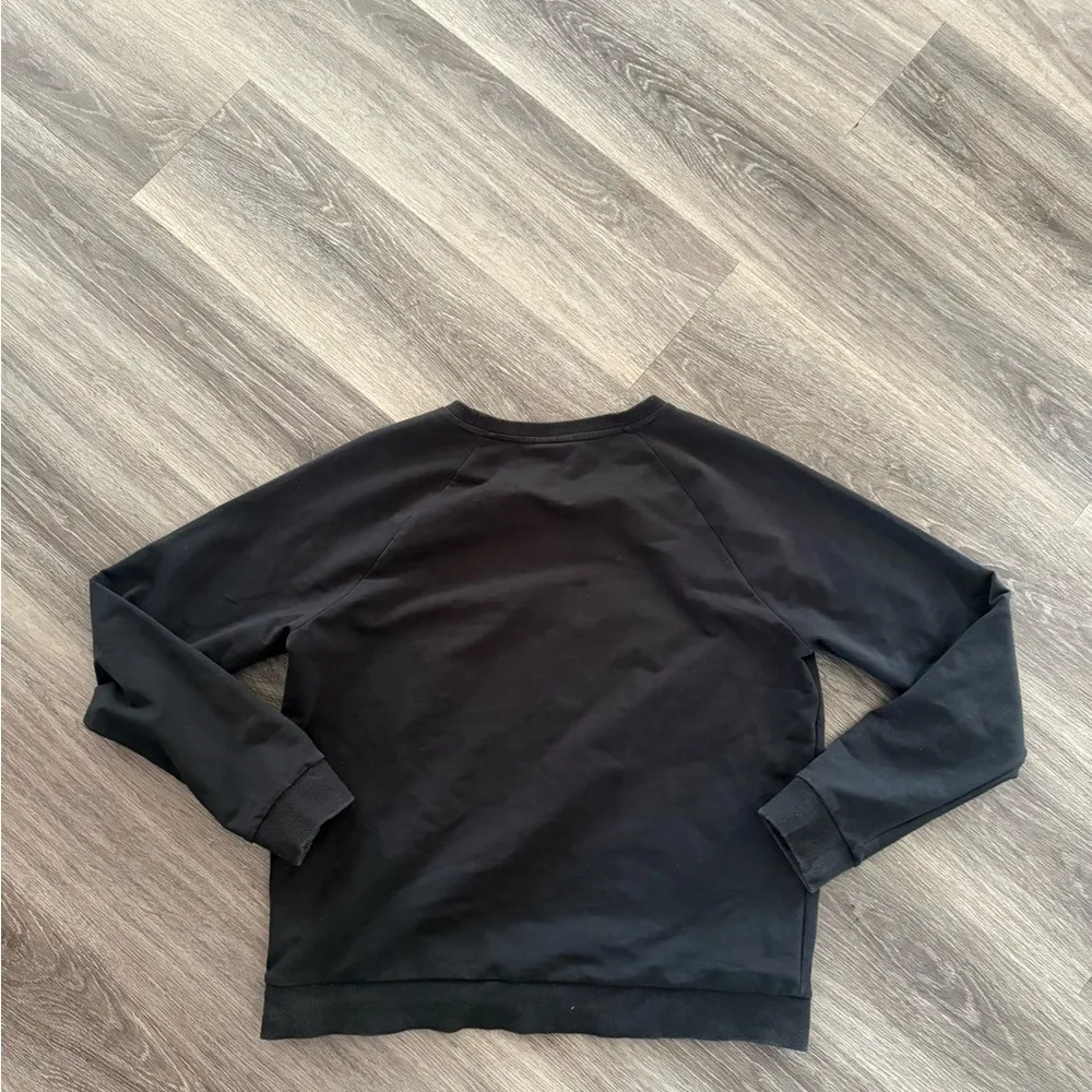 The Upside Black Sweatshirt medium Casual Pullover Crewneck Top - Image 3