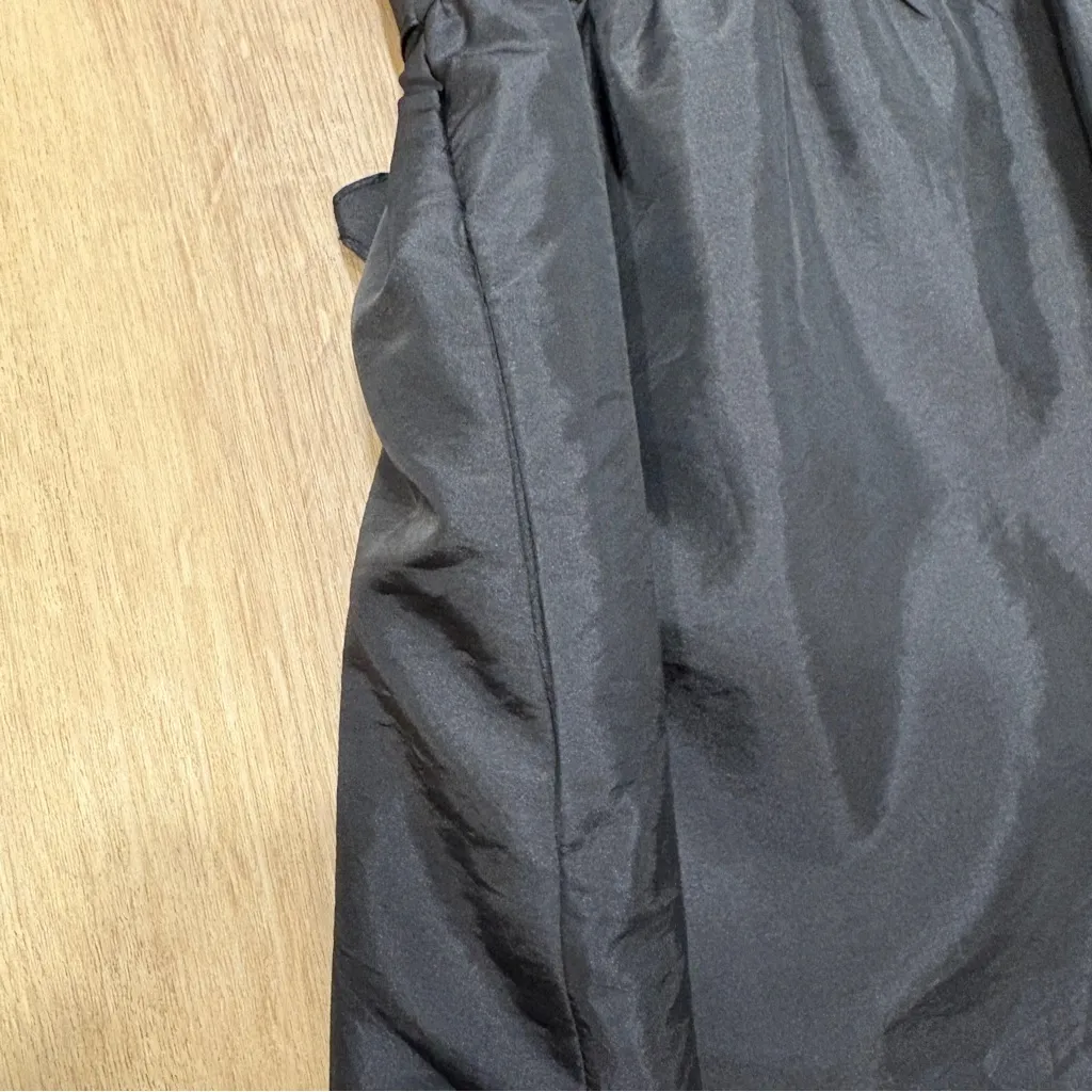 🌟EVAN PICONE🌟 TAFETTA FIT & FLARE CAP SLEEVE SHIRT COCKTAIL DRESS BLACK SZ 10 - Image 6