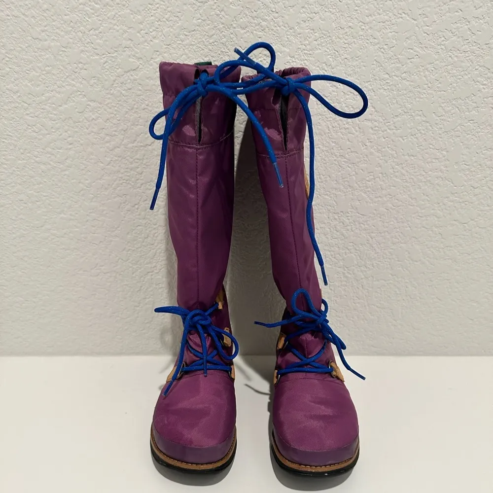 Damen Retro ‘88 Purple Waterproof Tall Rain Boot Size 5.5 Style NL1708-505 - Image 4