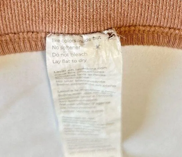 Fabletics Finley Cutout Seamless Desert Nude Beige Bodysuit Size Small - Image 9