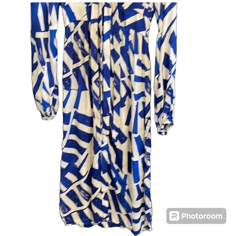 ALEXIS NWT Brazil Shirt Dress in Royal Blue Size M - Image 6