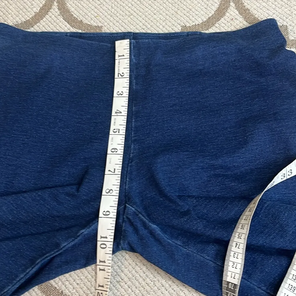 Pure Jill Indigo knit pull on straight leg jeans - Image 5