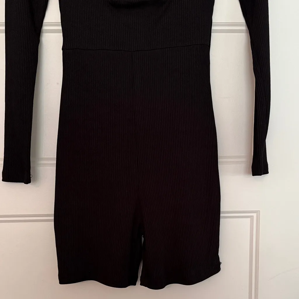Princess Polly Black Long-Sleeve Romper - Image 11