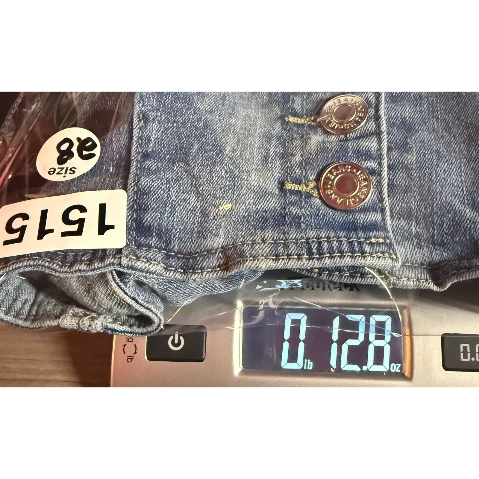 SHEIN Women 28 Ruffle Denim Blue Jean Mini Skirt Casual Western Y2K Feminine - Image 11