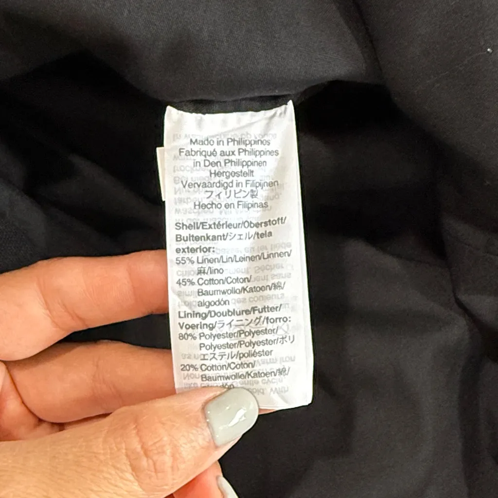 NWT J. Crew Factory pull on Mini Skirt with Scalloped Hem size 10 Black - Image 7