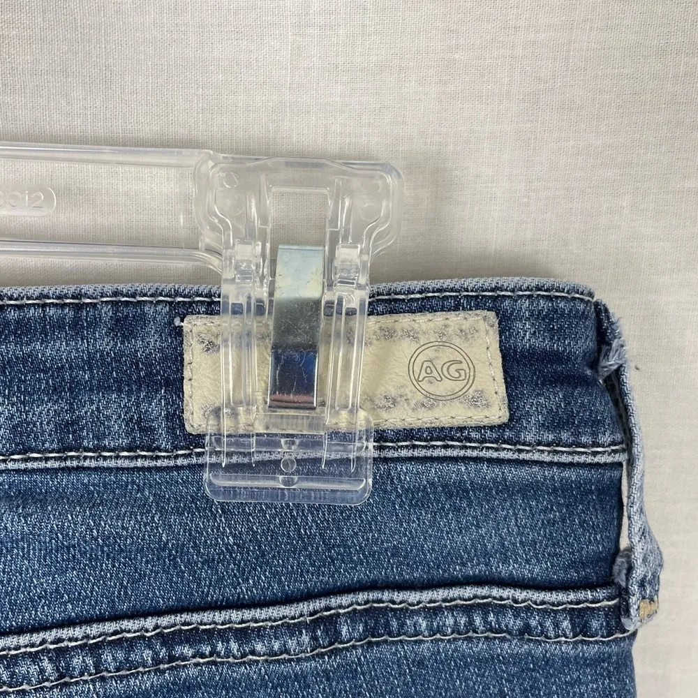 AG Adriano Goldschmied The Stilt Cigarette Leg Medium Wash Skinny Jeans - Image 3