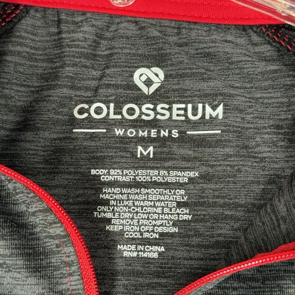 Colosseum Jacket Womens Medium Gray Red Ohio State College Football Sportswear - Image 8