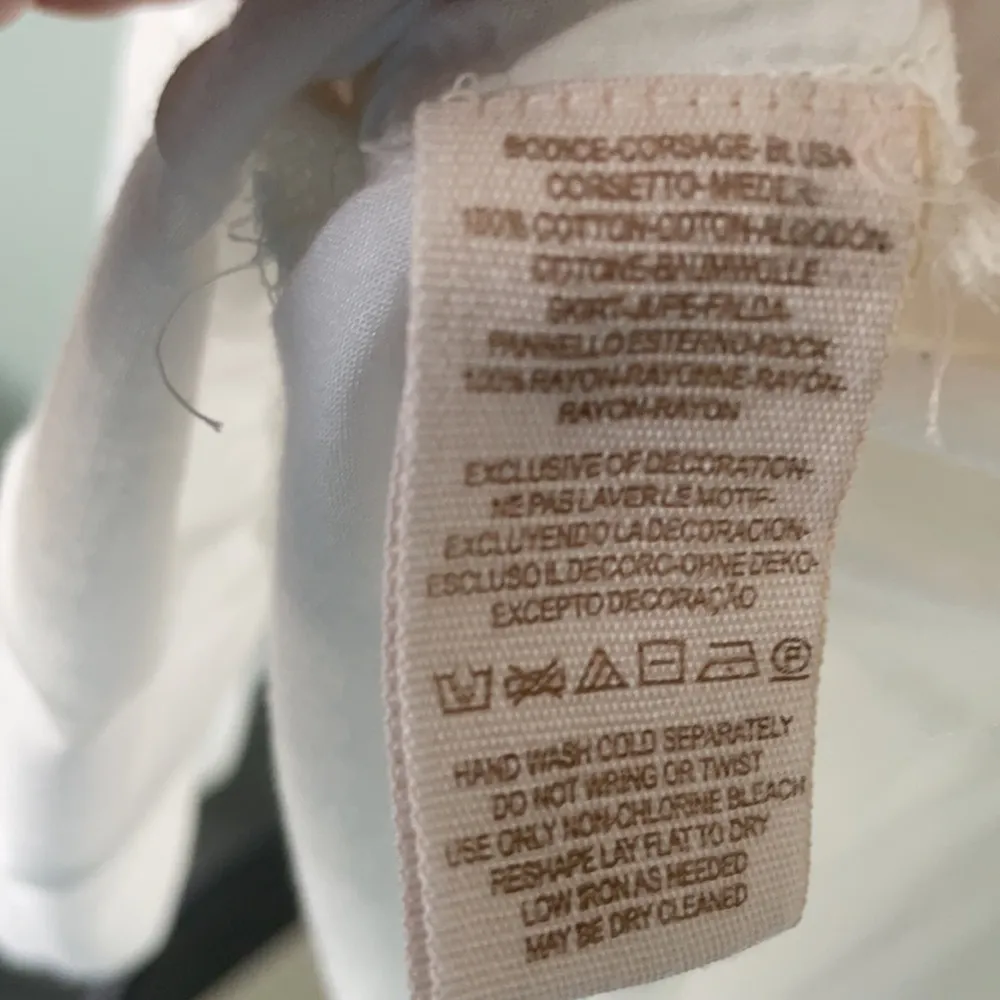 Free People white long sleeve embroidered shirt - Image 7