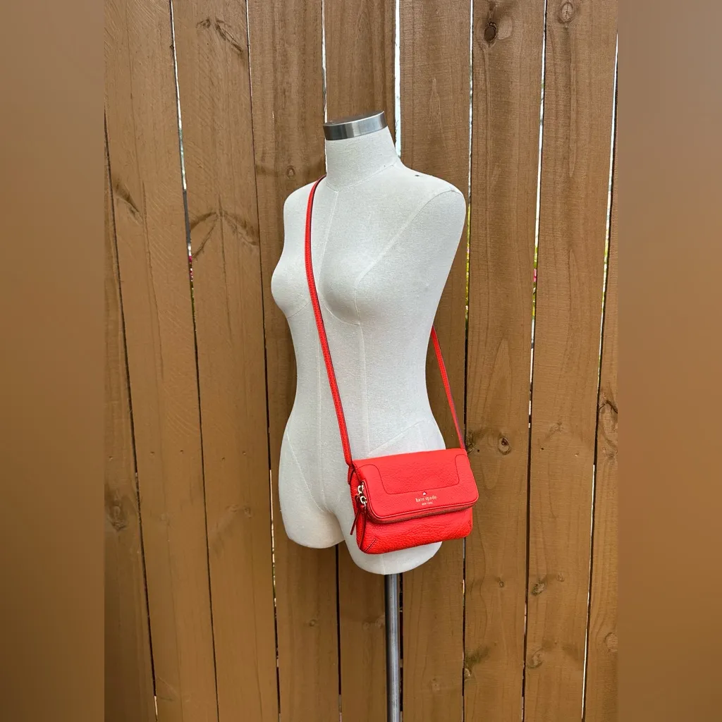 Kate Spade New York Mariana Mansfield Leather 
Crossbody Handbag - Image 10