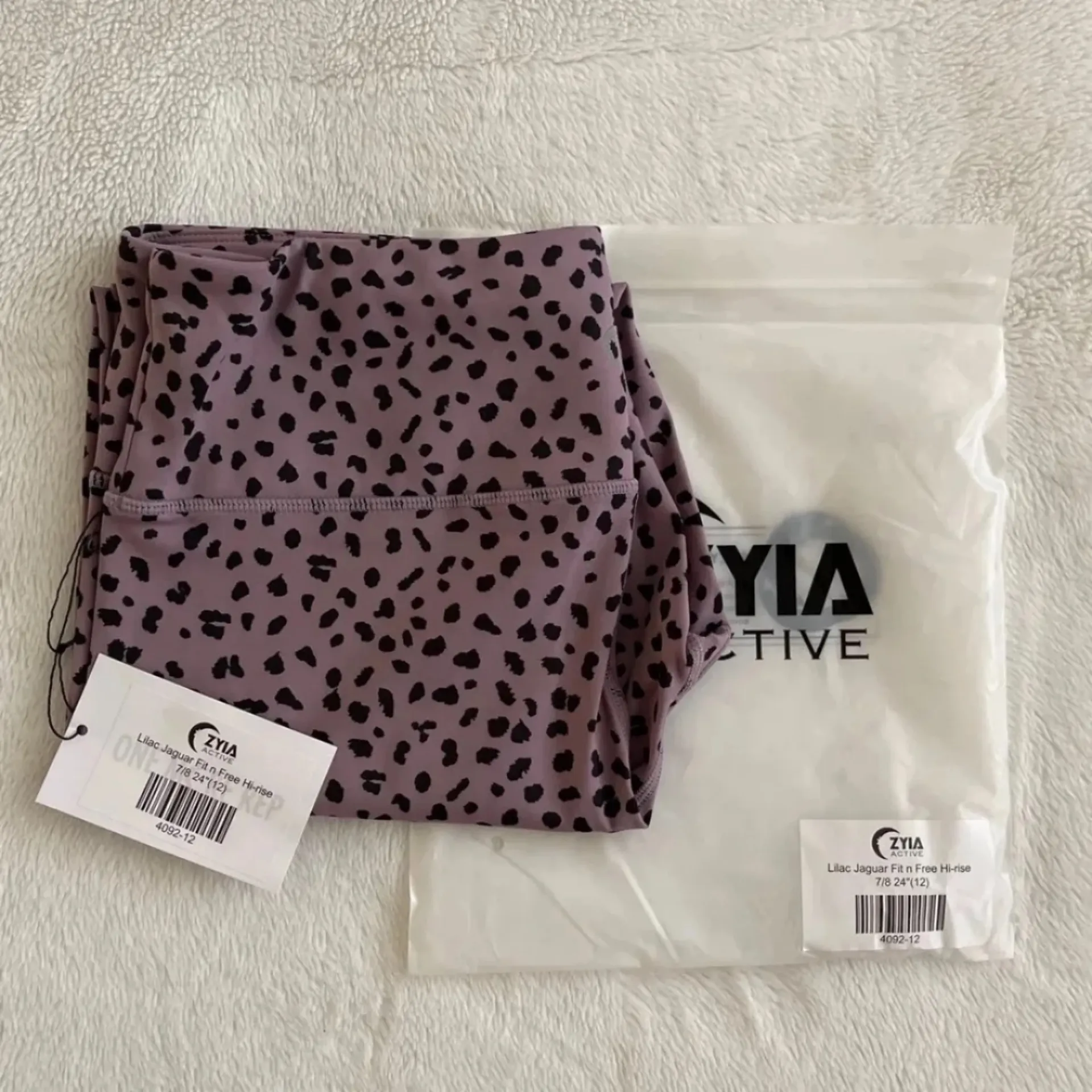 Lilac Jaguar Fit n Free Hi-rise 7/8 24", XL (12) - Image 6