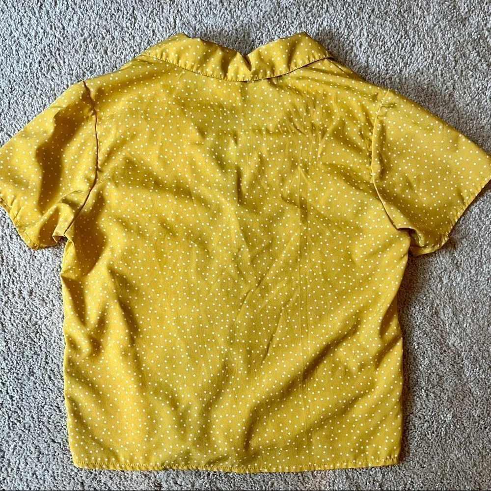 Japna Yellow Polka Dot Shirt - Image 3