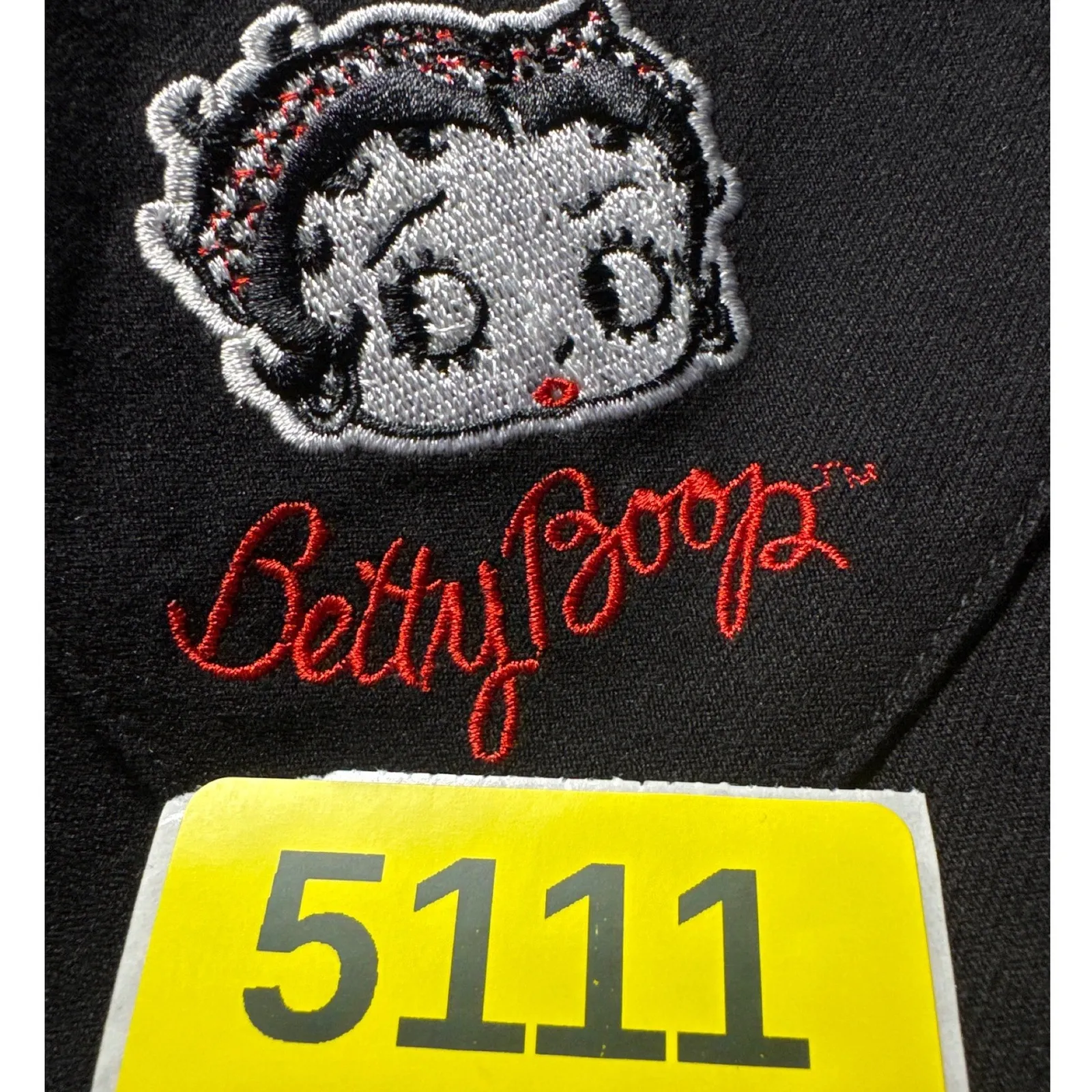 Betty Boop Unique Vintage Black Heart Pocket Capri Pants Women's L 10 - Image 14