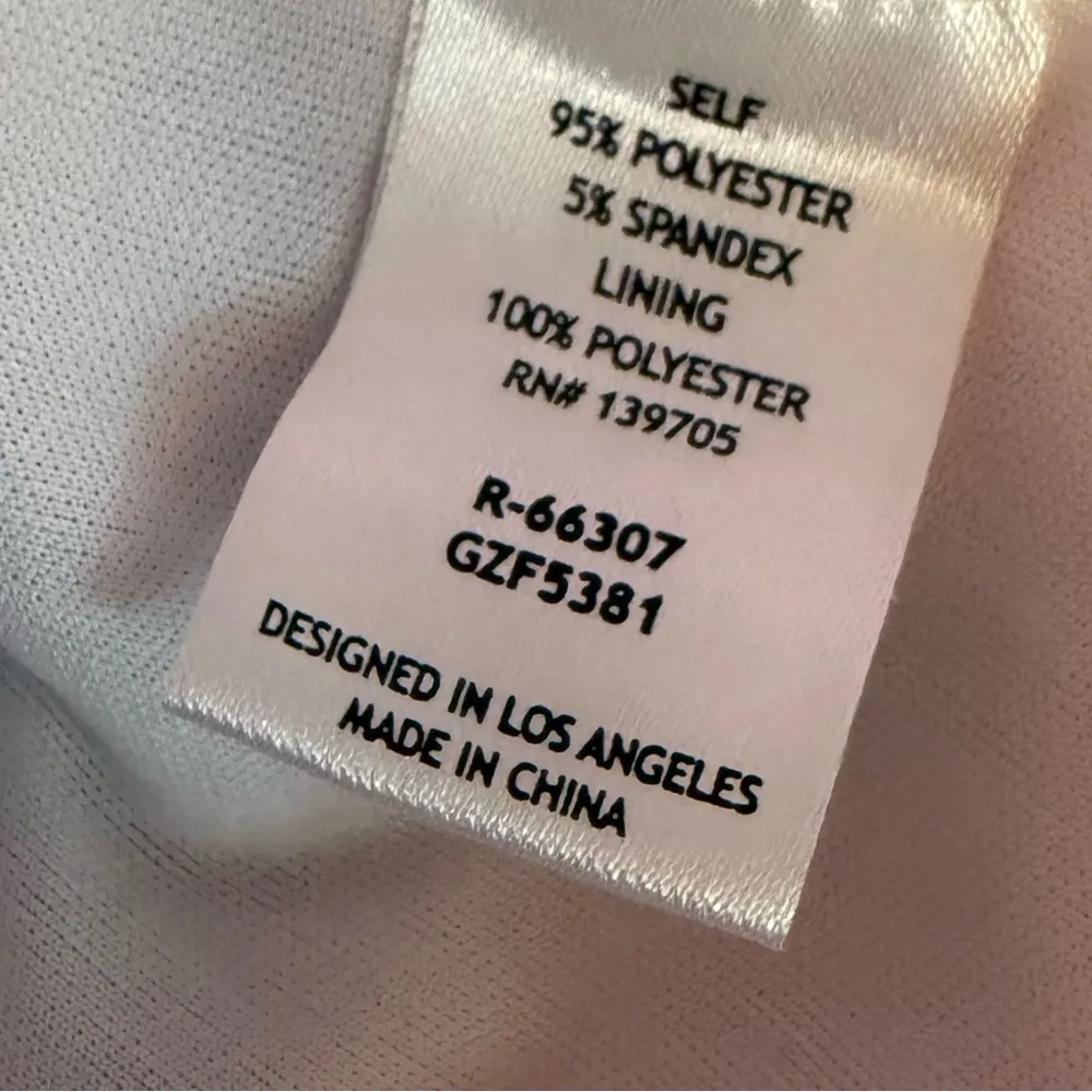 Emerald Sundae Juniors' Strapless Ruched Mesh Bodycon Midi Dress Fuchsia Sz L - Image 8