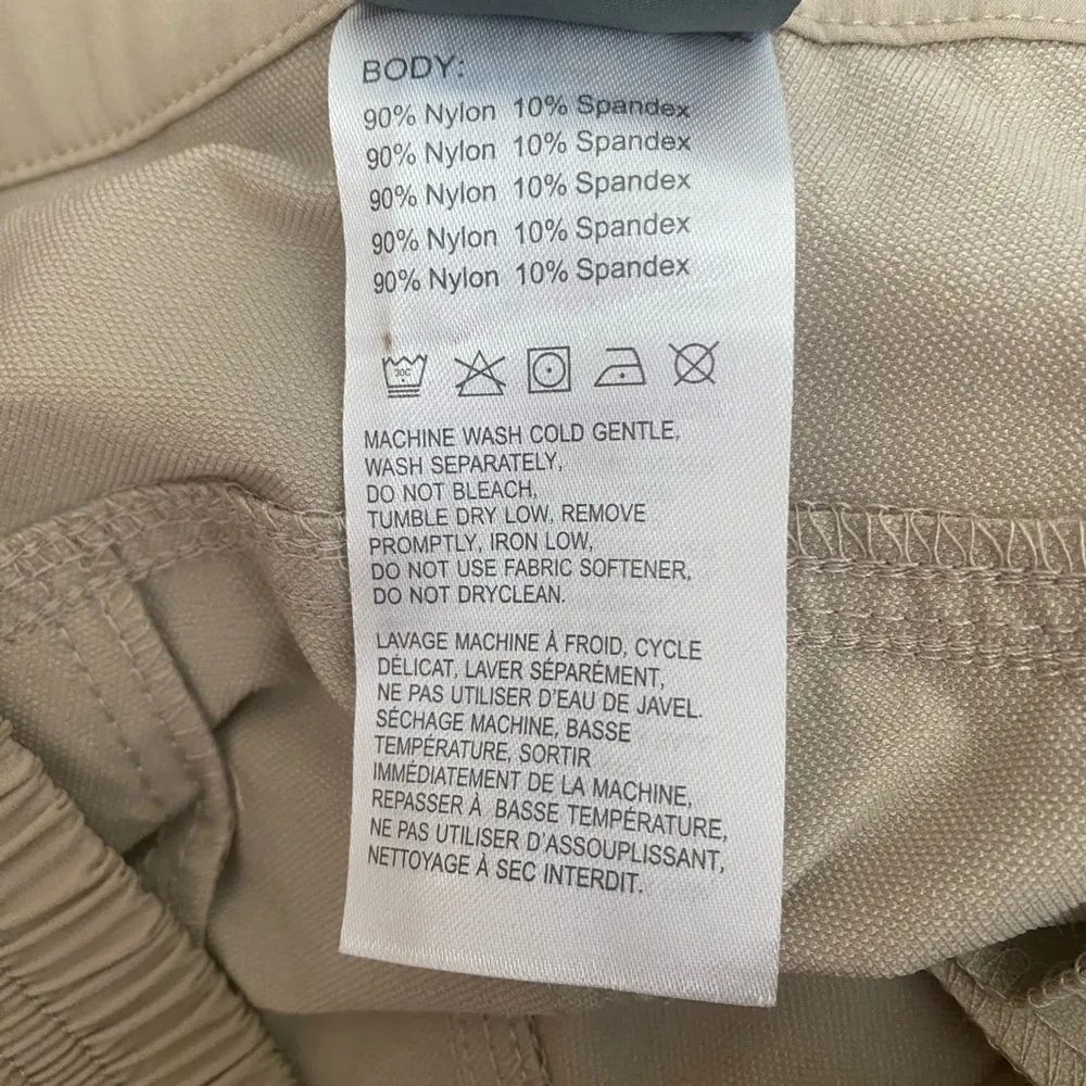 *NEW* Willit Womens tan hiking outdoor cargo pocket shorts Large NWT - Image 5