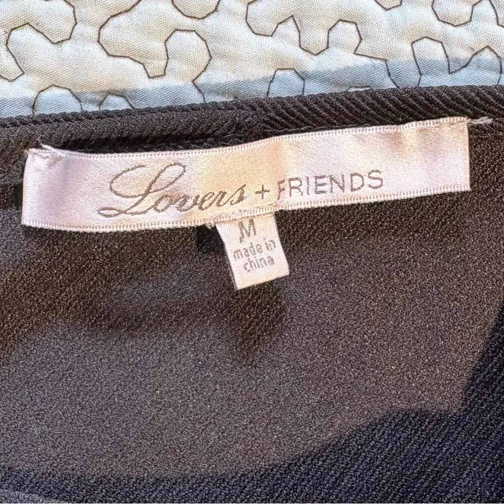 Lovers + Friends Passion Black Cutout Maxi Dress with High Slit Sz M🧡 - Image 8