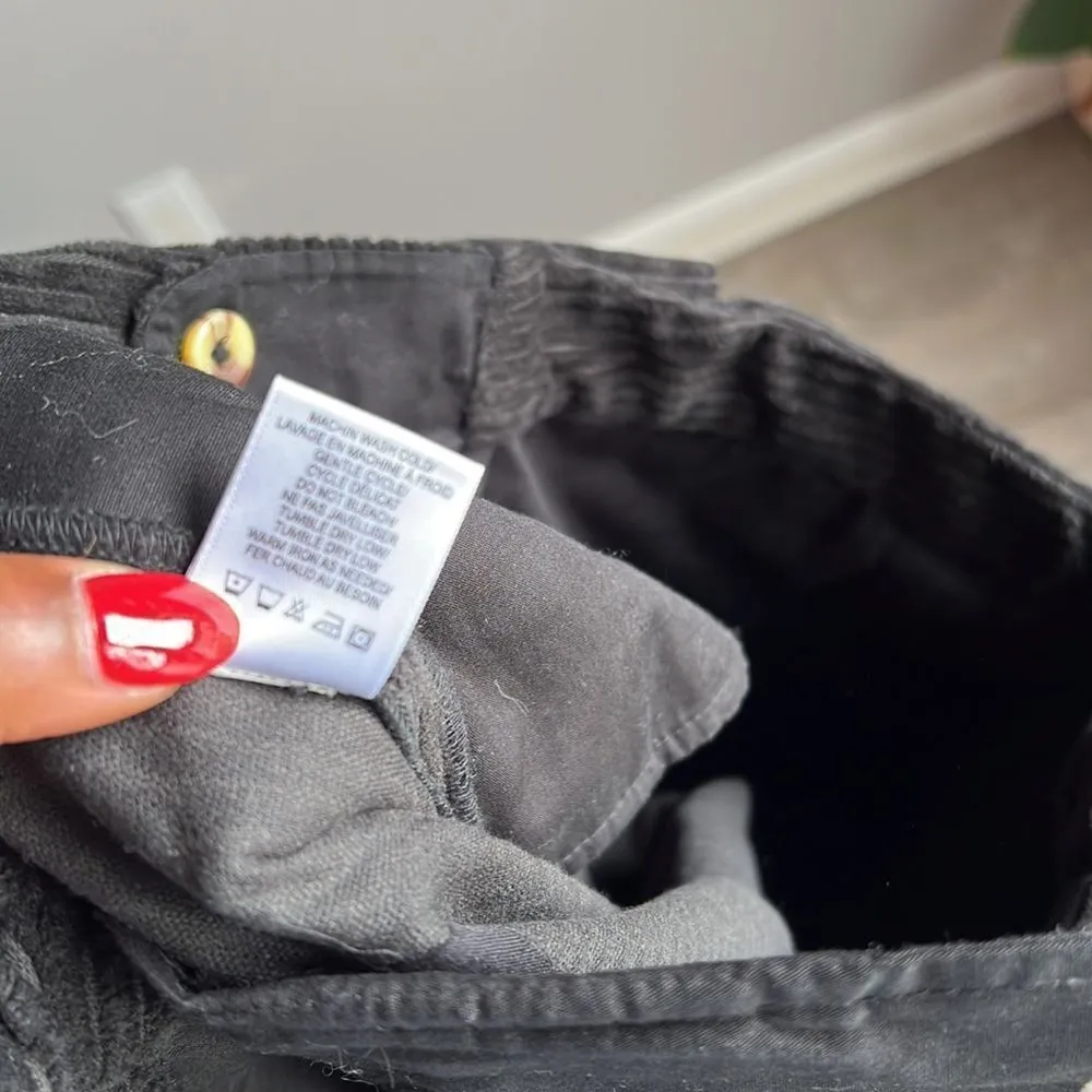 Frances Valentine Chloe Corduroy Pant Black Size 2 - Image 12