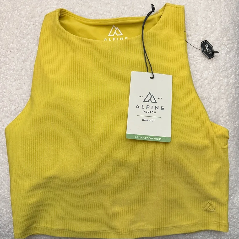 Alpine Design Ribbed Cropped Tank Top - Image 2