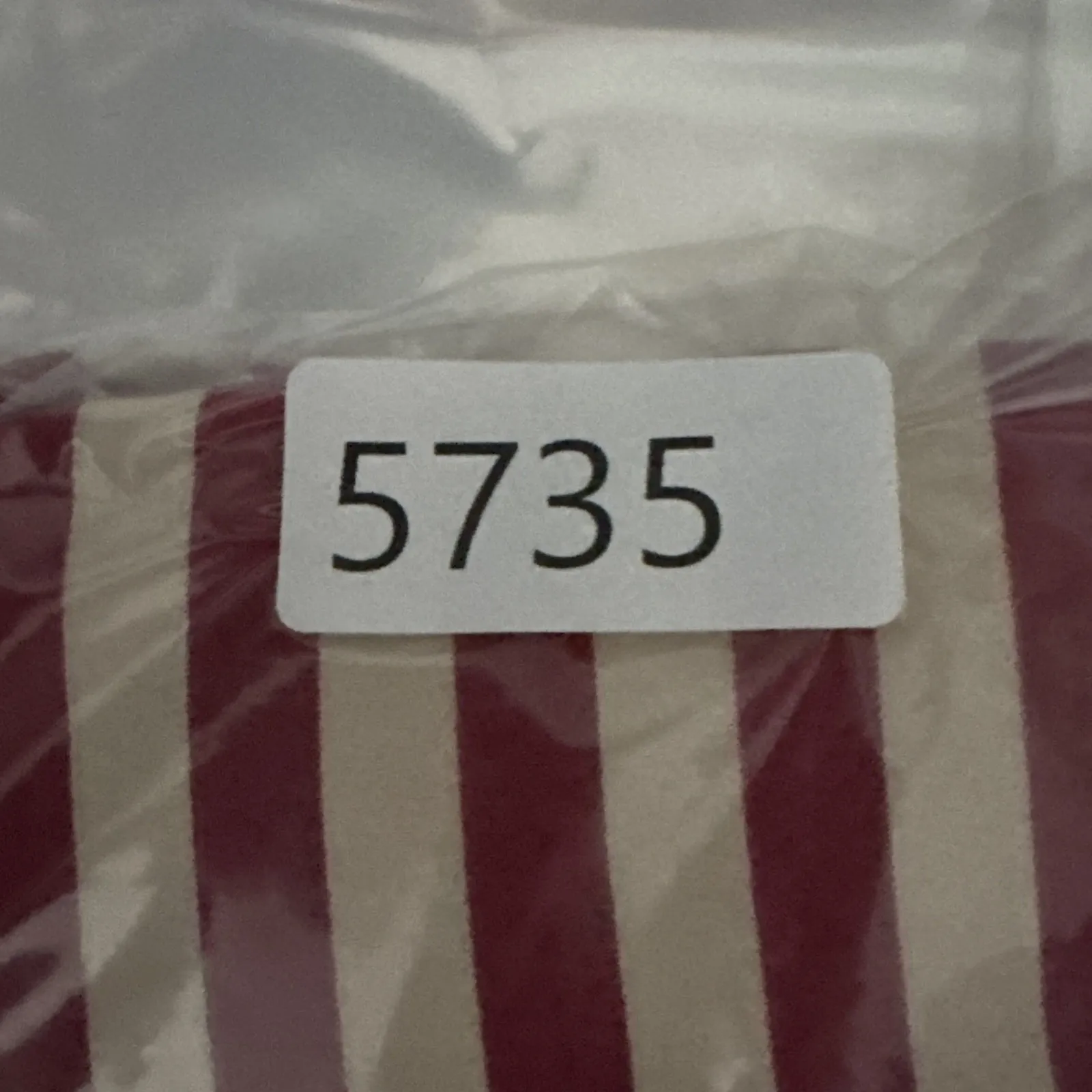 Loft Dress‎ Womens 6 Dark Pink White Striped Fit & Flare Casual Office Preppy - Image 7