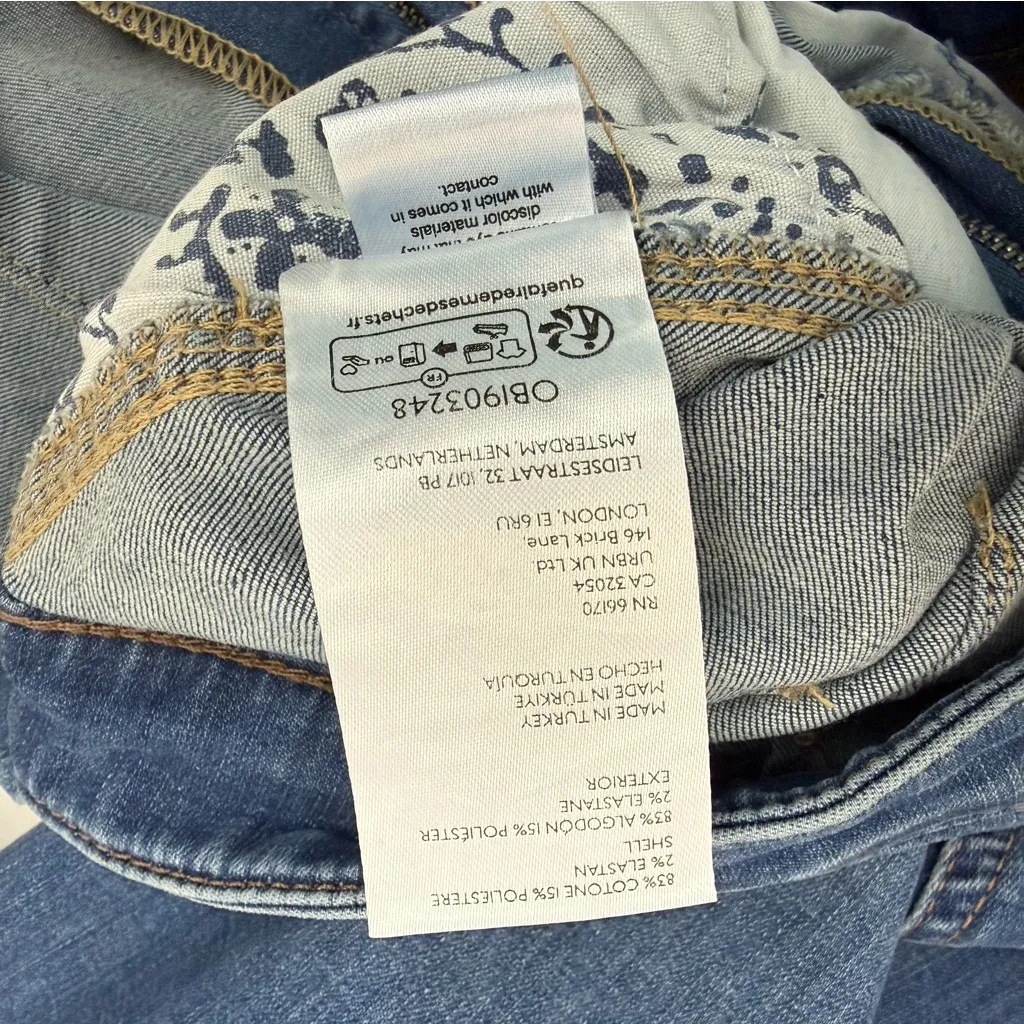 Free People X We The Free Crvy 2nd Avenue One Piece Jumpsuit Overalls Denim Blue - Image 14