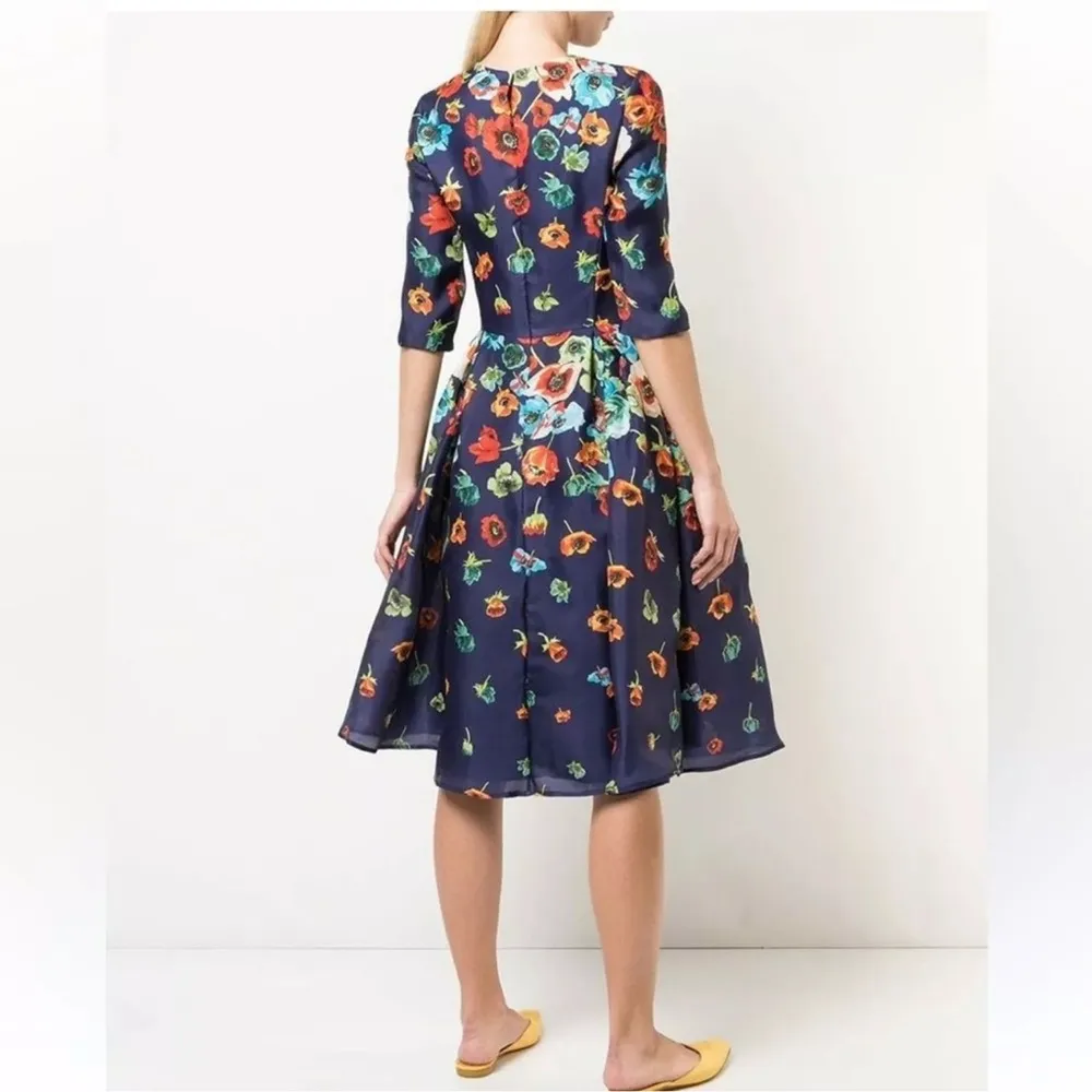 NWT Carolina herrena silk dress - Image 5