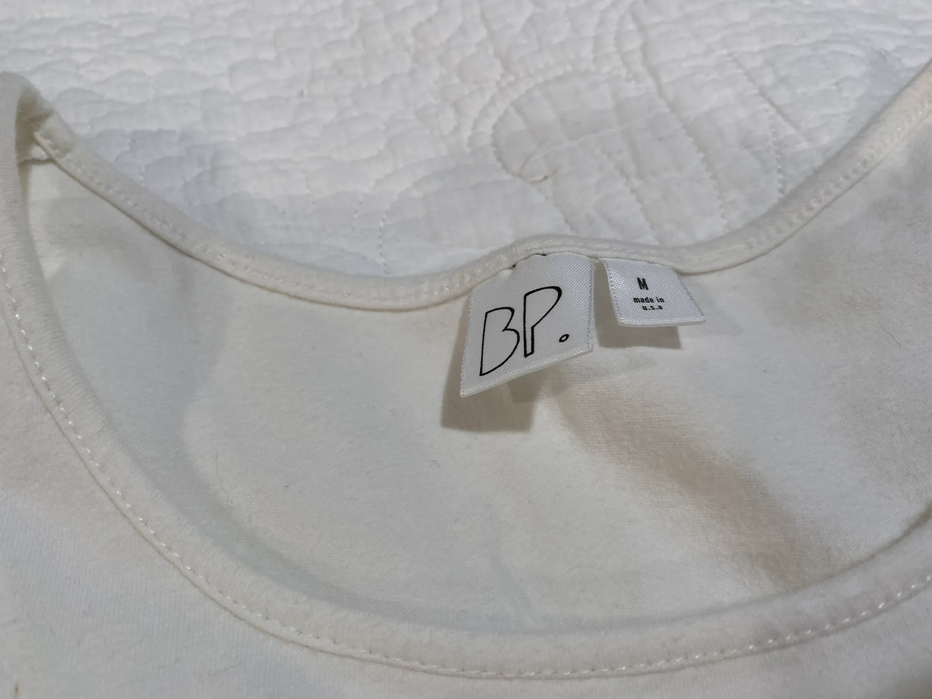 White Crop Top Size M - Image 3